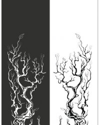 Пескоструйный рисунок Дерево 316
